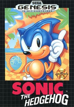 Обложка игры Sonic the Hedgehog
