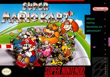 Обложка игры Super Mario Kart