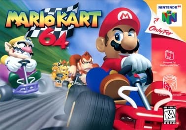 Обложка игры Mario Kart 64